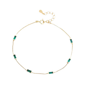 Emerald Crystal Bracelet